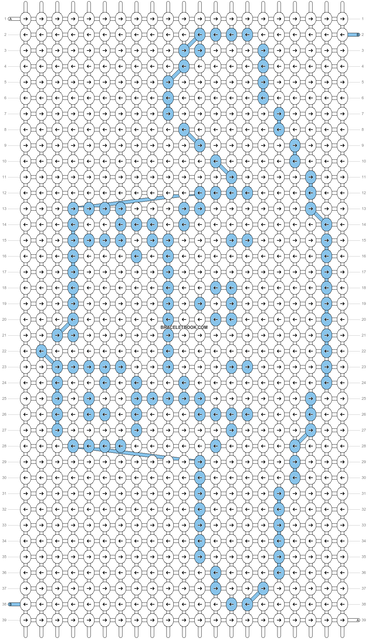 Alpha pattern #9866 variation #145393 pattern