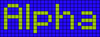 Alpha pattern #696 variation #145769