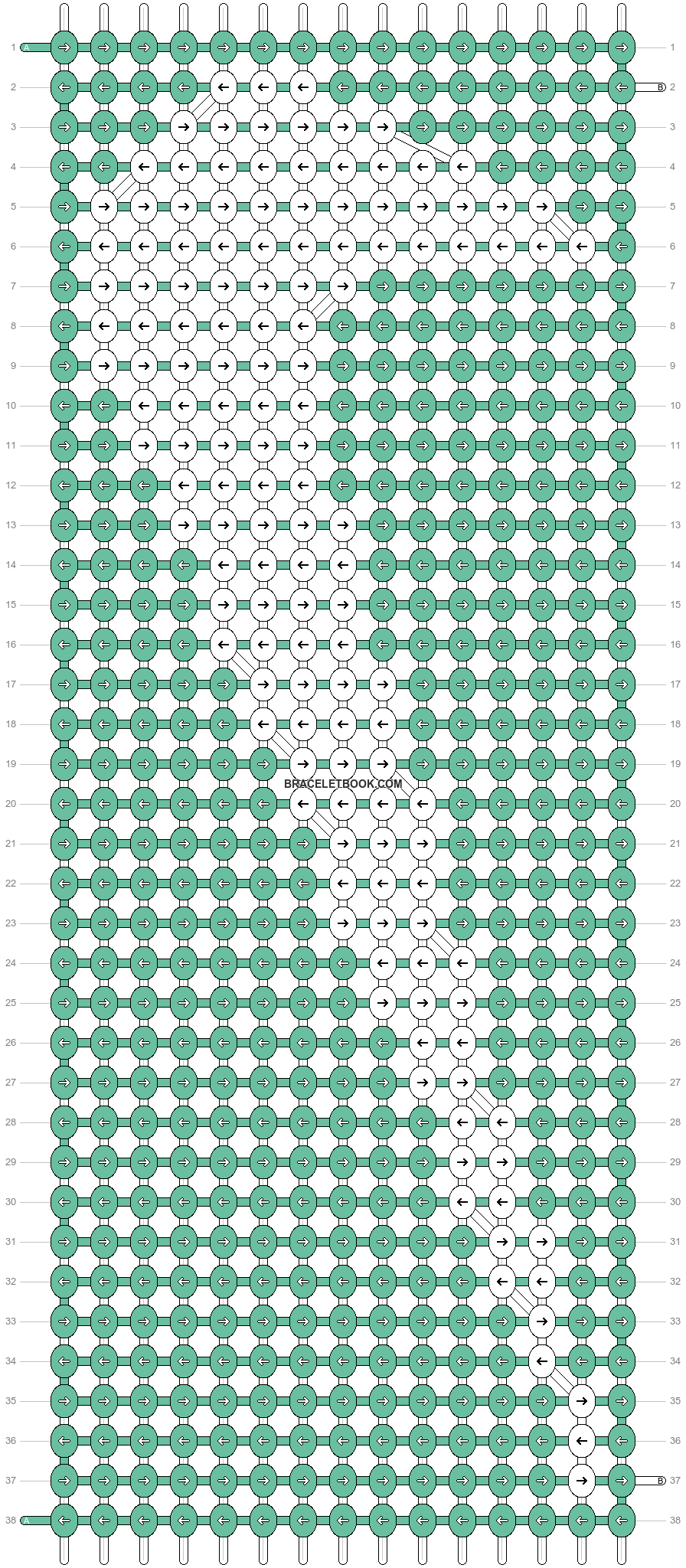 Alpha pattern #8582 variation #149410 pattern