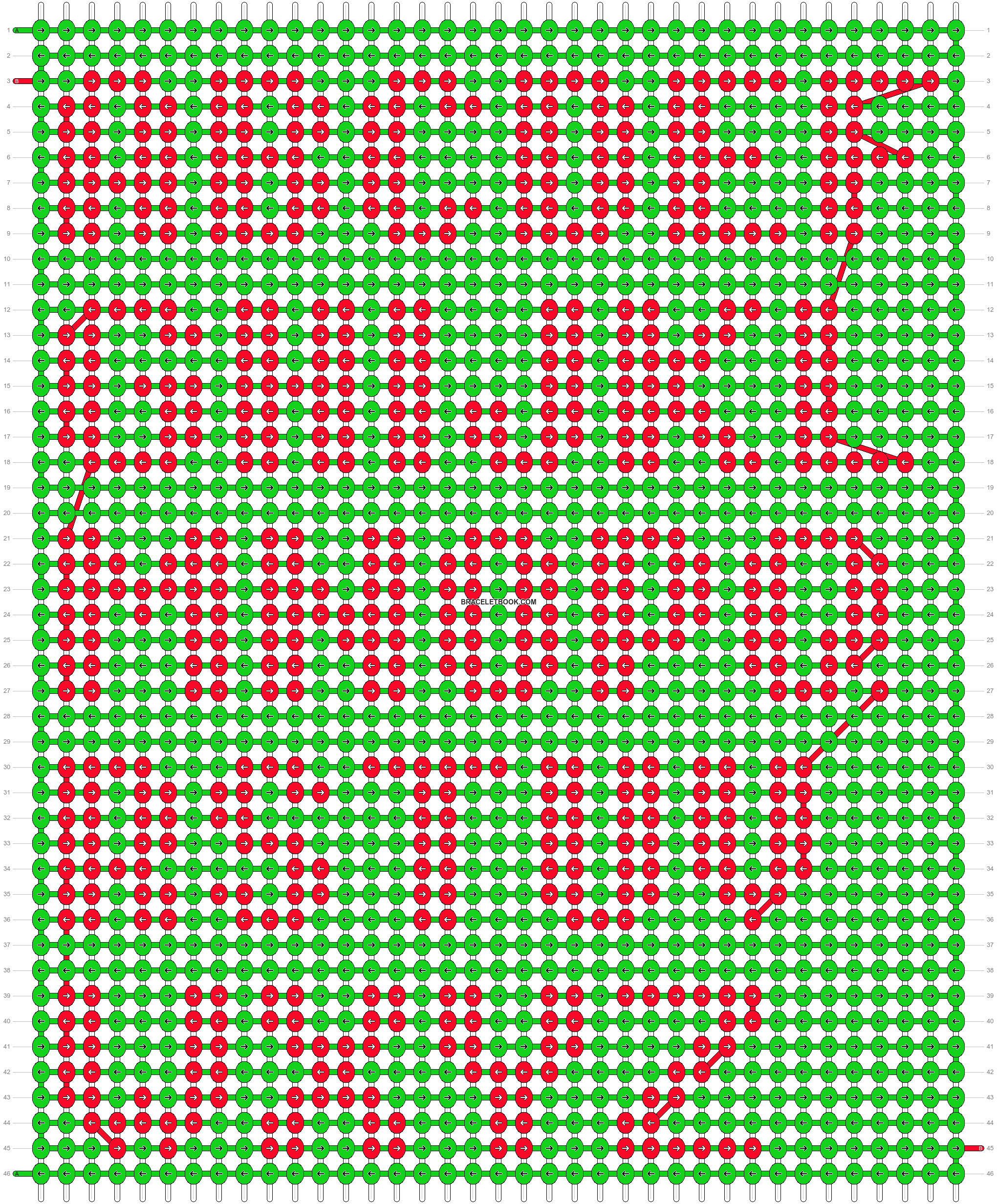 Alpha pattern #74001 variation #156040 pattern