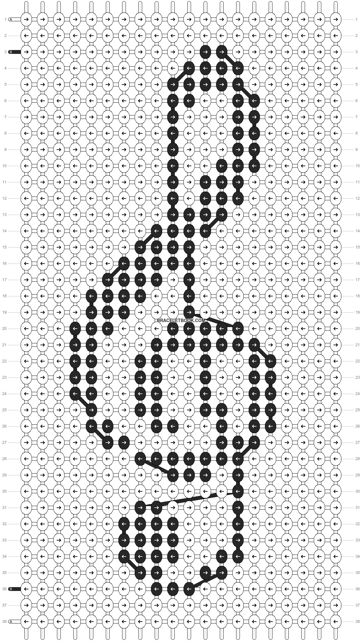 Alpha pattern #1662 variation #170488 pattern