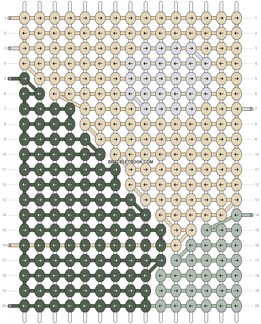 Alpha pattern #95100 variation #173300 pattern