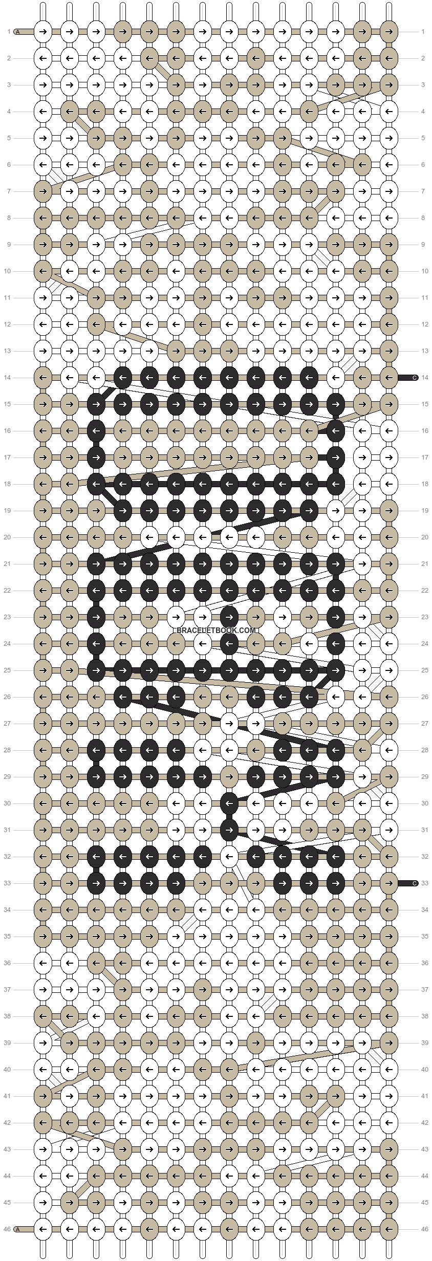 Alpha pattern #94604 variation #189622 pattern