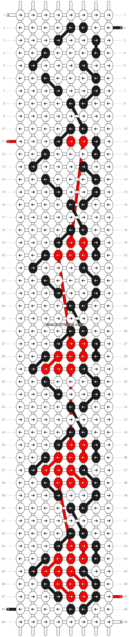 Alpha pattern #19654 variation #199644 pattern