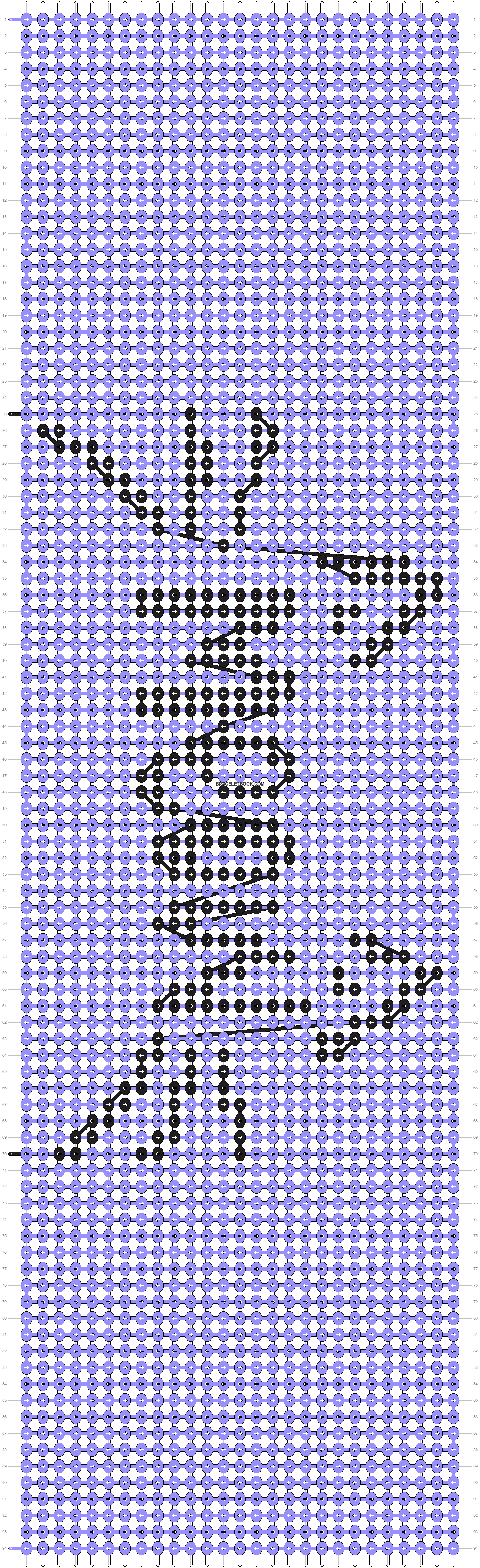 Alpha pattern #31213 variation #201302 pattern