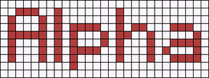 Alpha pattern #696 variation #228769