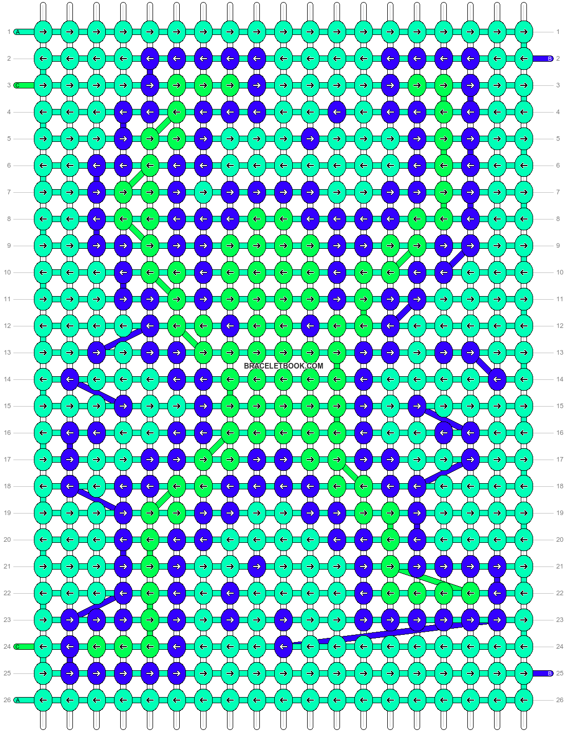 Alpha pattern #109370 variation #230027 pattern