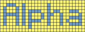 Alpha pattern #696 variation #238042