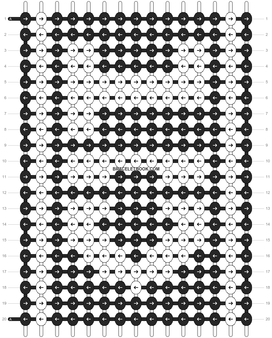 Alpha pattern #8690 variation #247537 pattern