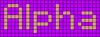 Alpha pattern #696 variation #247809