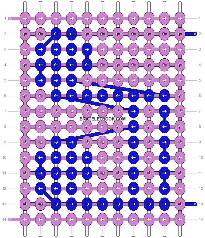 Alpha pattern #9454 variation #257780 pattern