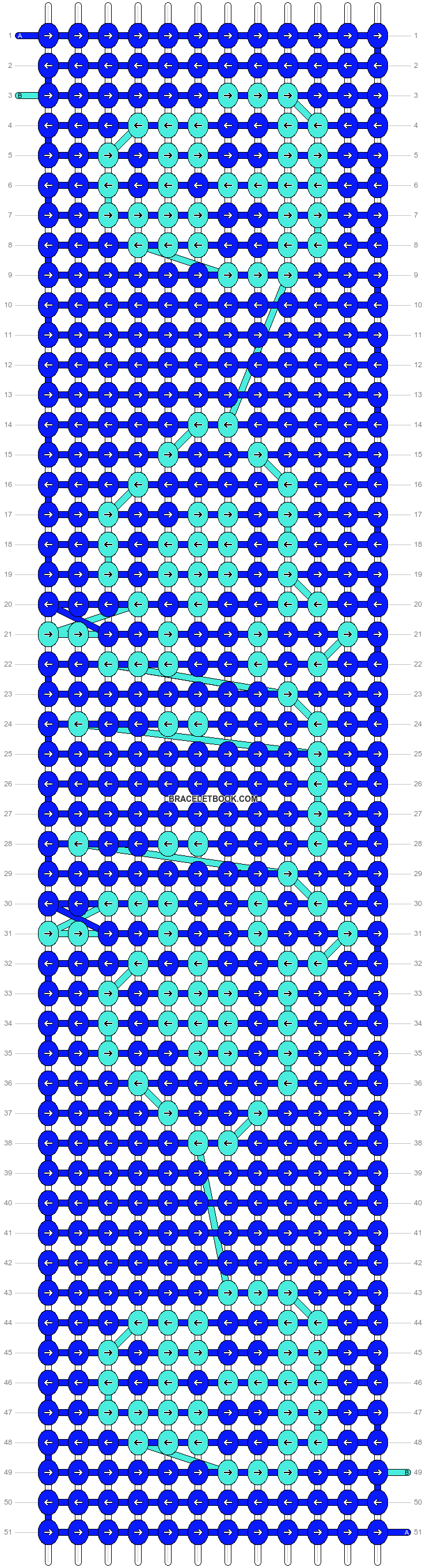 Alpha pattern #132012 variation #271989 pattern