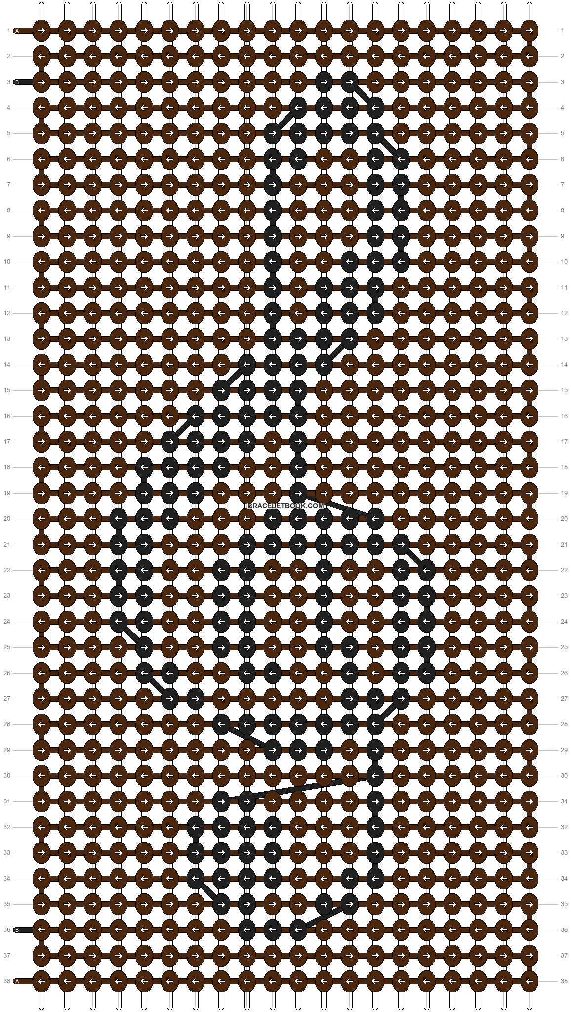 Alpha pattern #1662 variation #272162 pattern