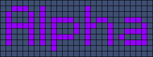 Alpha pattern #696 variation #275214