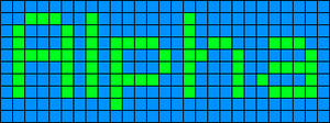 Alpha pattern #696 variation #289104