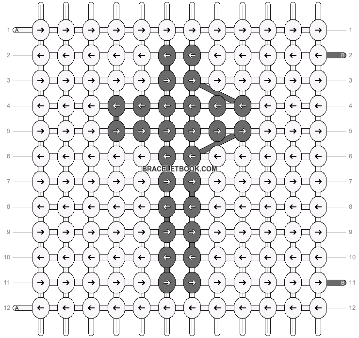 Alpha pattern #6790 variation #290770 pattern