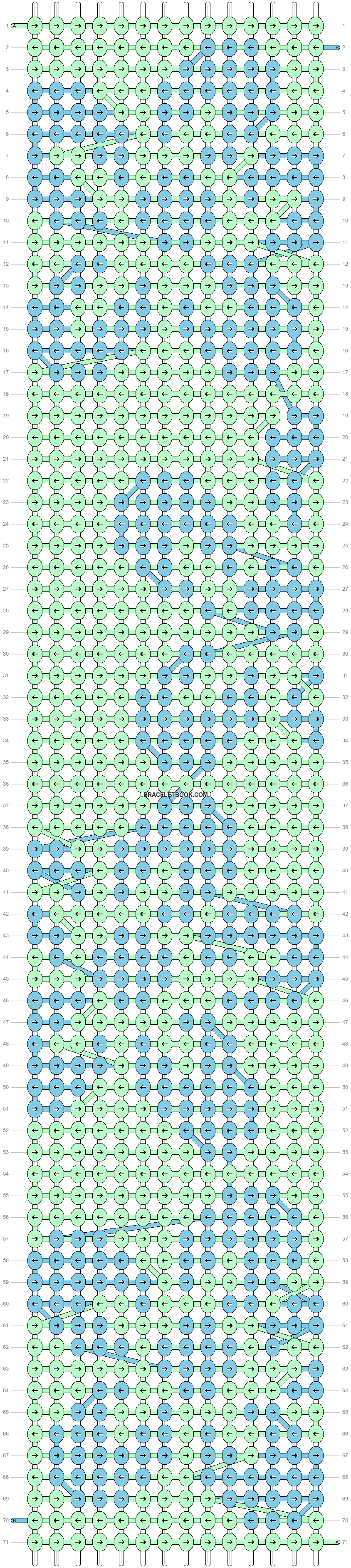 Alpha pattern #4847 variation #298990 pattern