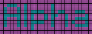 Alpha pattern #696 variation #300610