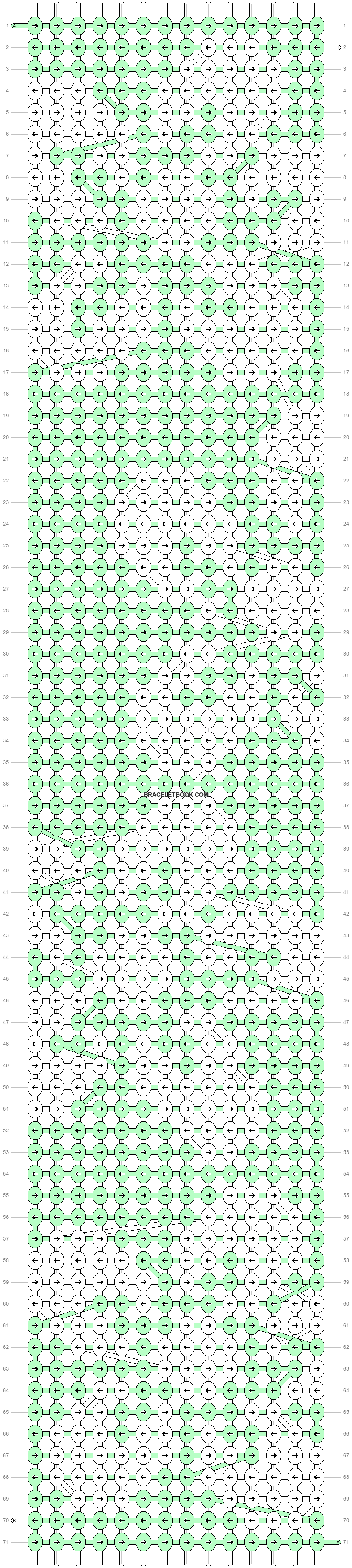 Alpha pattern #4847 variation #301498 pattern