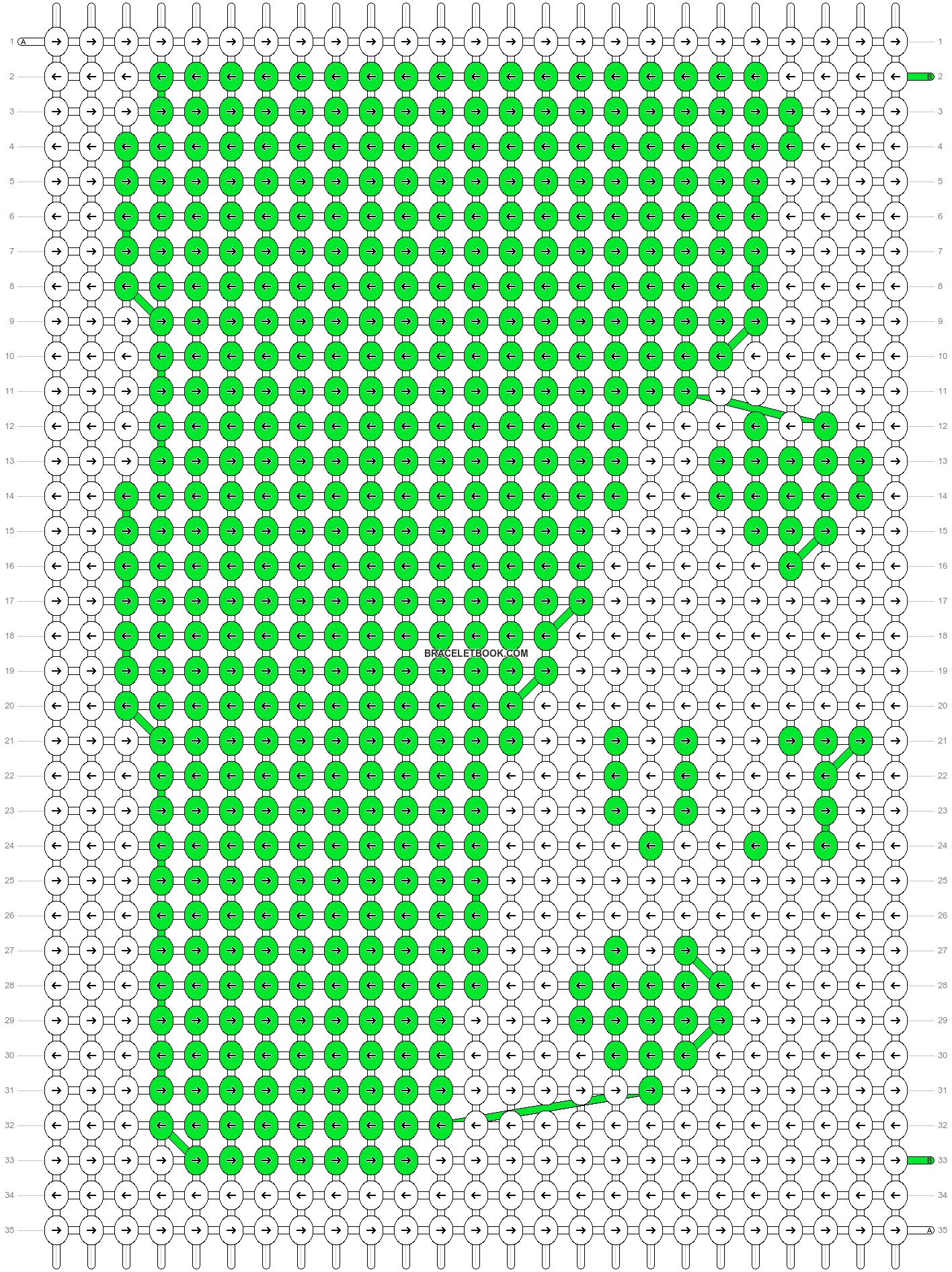 Alpha pattern #55556 variation #321846 pattern