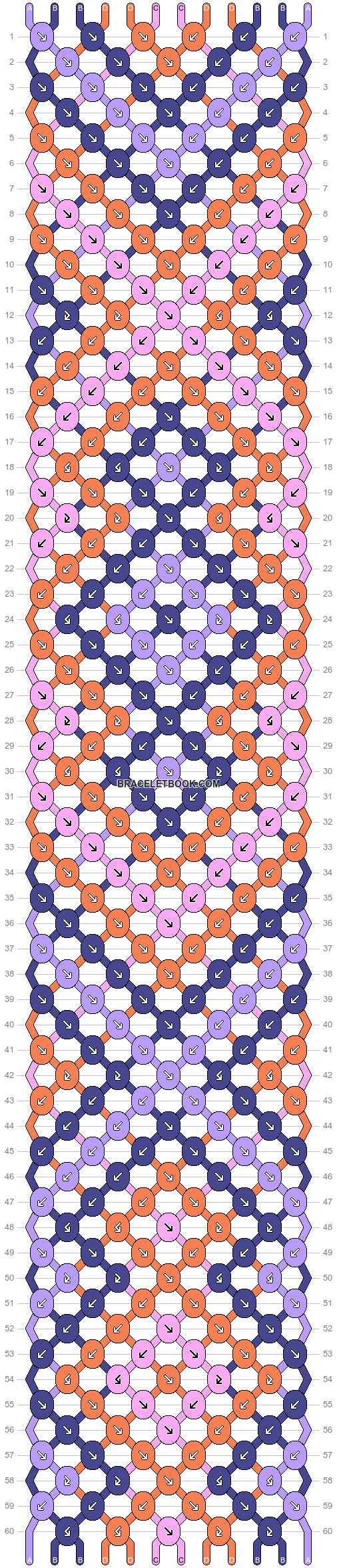 Normal pattern #25381 variation #118397, BraceletBook