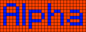 Alpha pattern #696 variation #350814