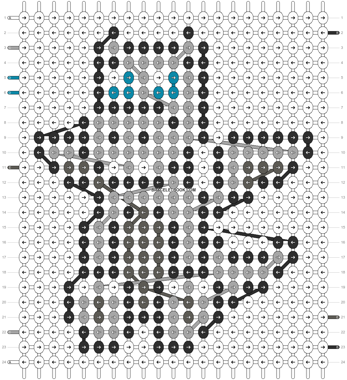 Alpha pattern #2613 variation #351084 pattern
