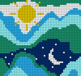Alpha pattern #46561 variation #352233