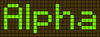 Alpha pattern #696 variation #358132
