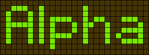 Alpha pattern #696 variation #358132