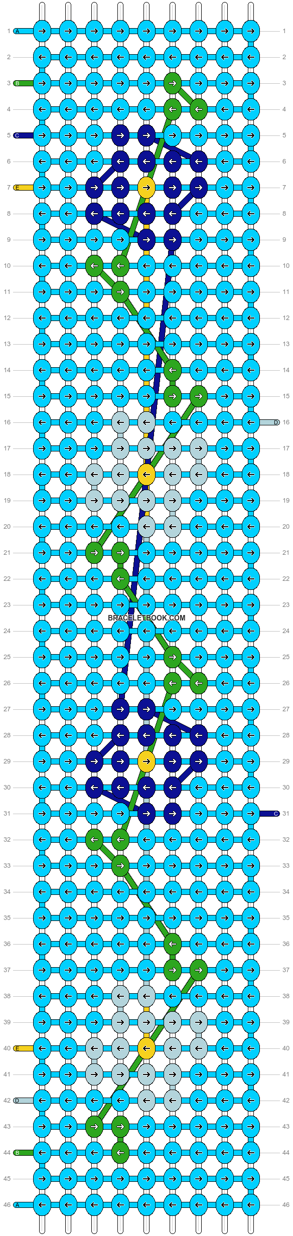 Alpha pattern #19236 variation #360300 pattern