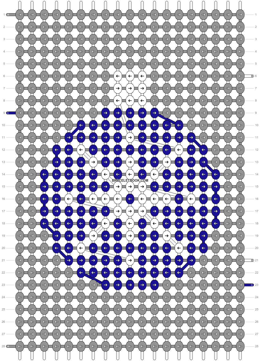 Alpha pattern #57322 variation #362637 pattern