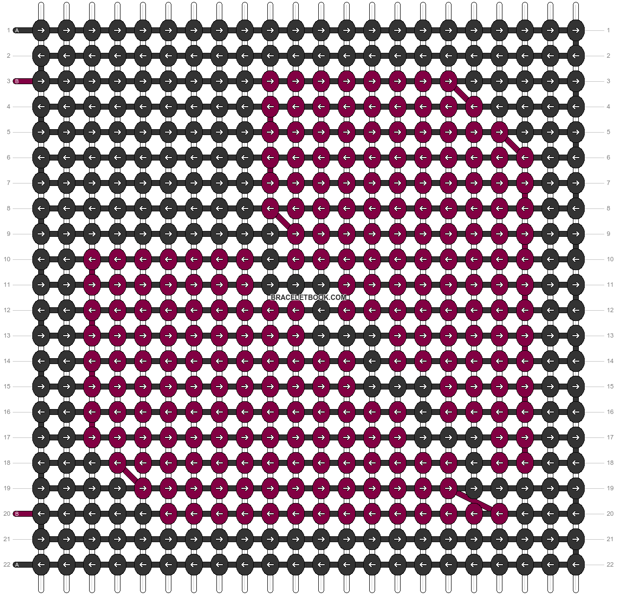 Alpha pattern #4023 variation #368324 pattern