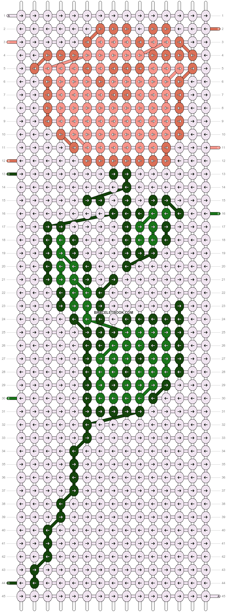 Alpha pattern #5430 variation #370916 pattern