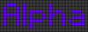 Alpha pattern #696 variation #373284