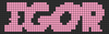 Alpha pattern #180951 variation #374958