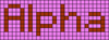 Alpha pattern #696 variation #375013