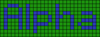 Alpha pattern #696 variation #381640