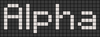 Alpha pattern #696 variation #388790