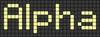 Alpha pattern #696 variation #389944