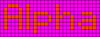 Alpha pattern #696 variation #397412