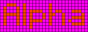 Alpha pattern #696 variation #397412