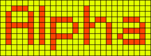 Alpha pattern #696 variation #402131