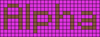 Alpha pattern #696 variation #407364