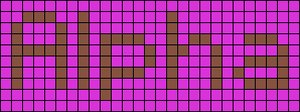 Alpha pattern #696 variation #407364
