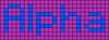 Alpha pattern #696 variation #409102