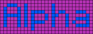 Alpha pattern #696 variation #409102