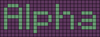 Alpha pattern #696 variation #412900