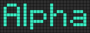 Alpha pattern #696 variation #413708