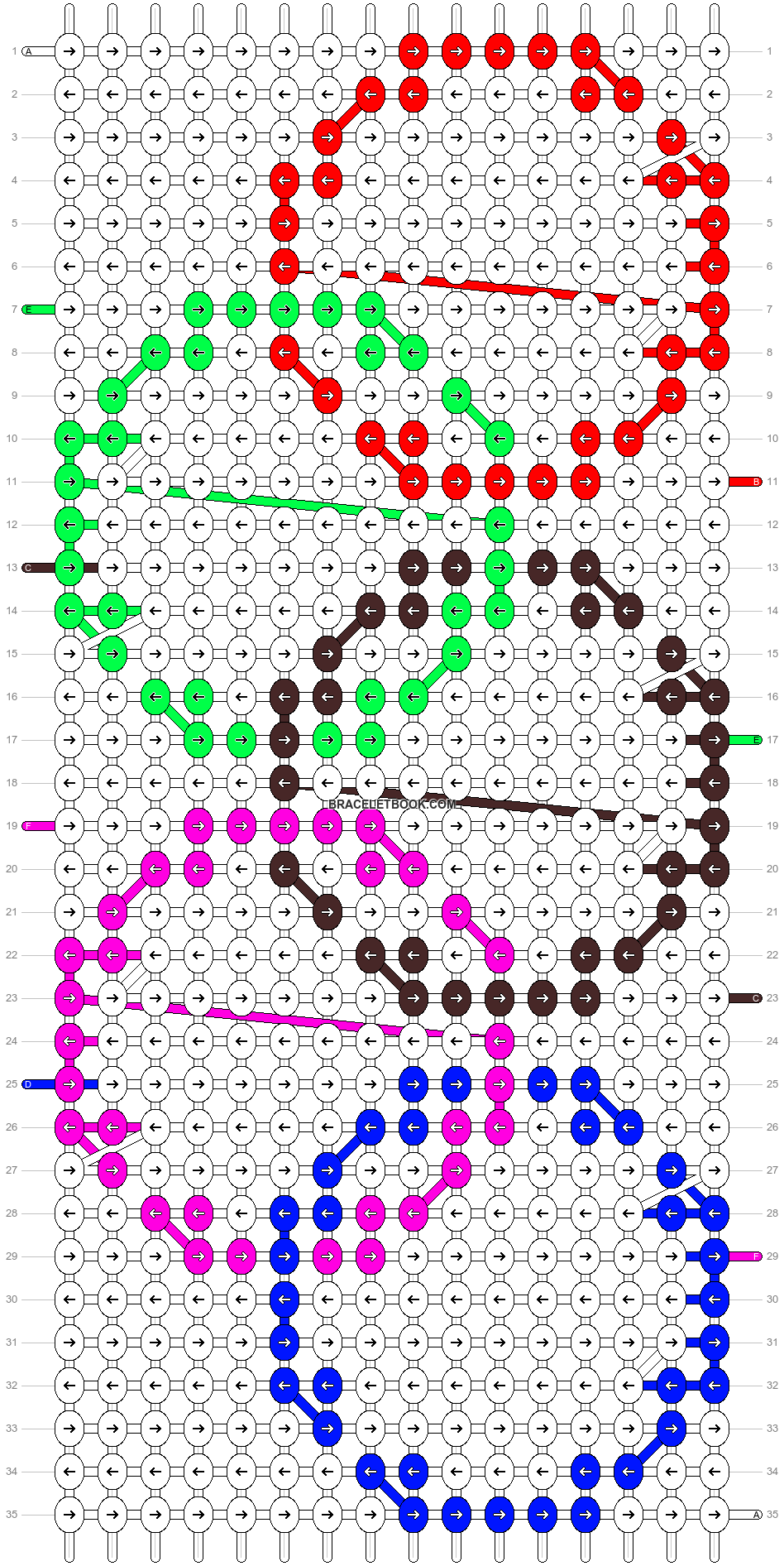 Alpha pattern #6507 variation #423507 pattern
